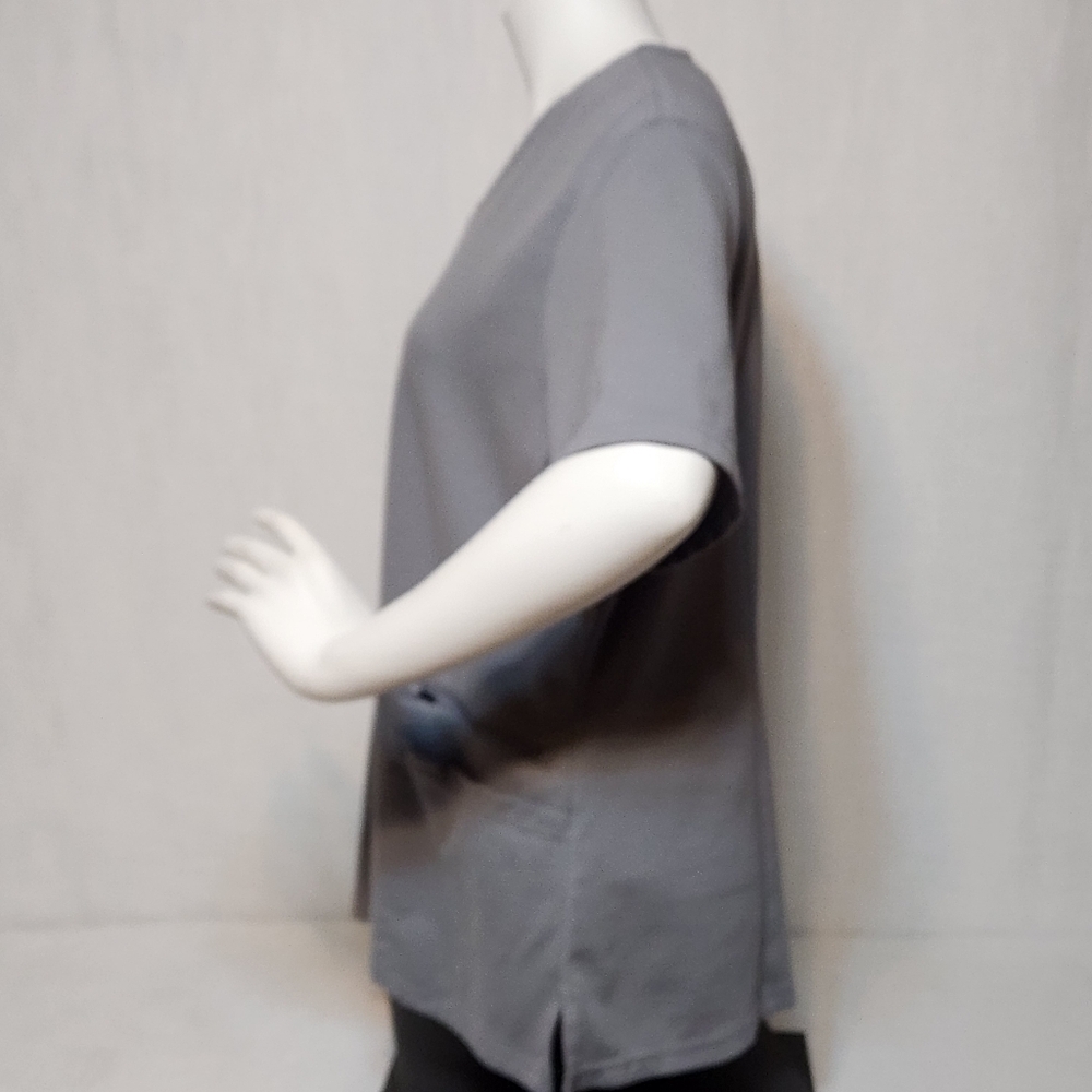 Jaanuu Scrubs Top Gray Grey Heavyweight Quality Size 2X - Picture 4 of 9